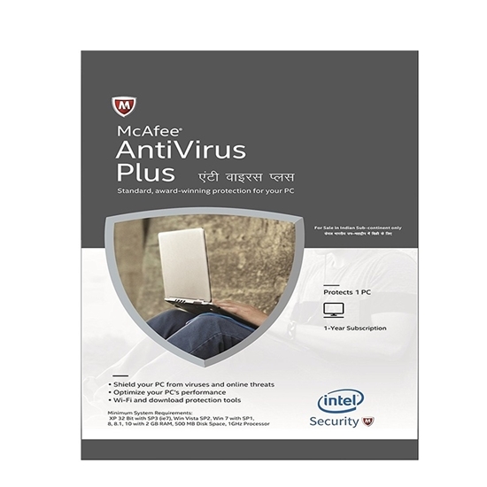 McAfee AntiVirus Plus 1 PC 1 Year Buy Online