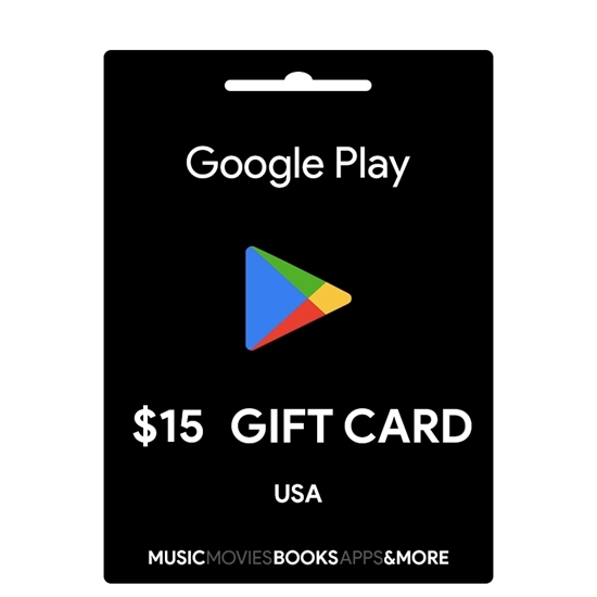 Google Play Gift Card Buy or Recharge Online USA 15$ - Google Play Codes @OfficialReseller.com in India