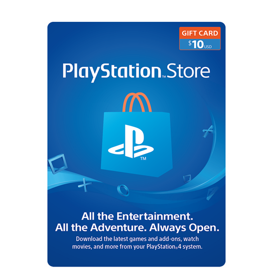 Buy PlayStation Network Card 10$ Playstation Store