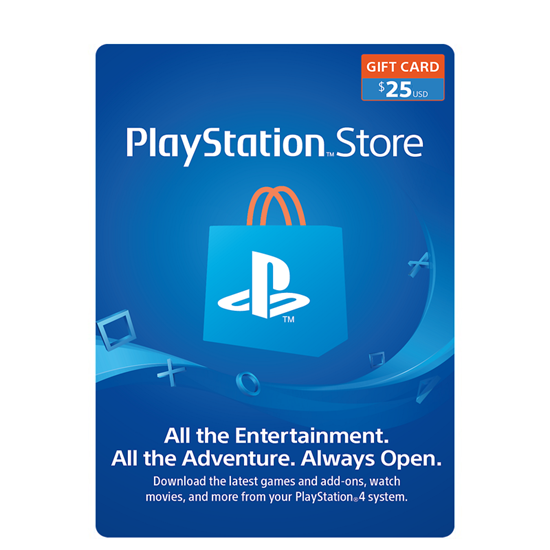 Buy PSN Gift Card - USD 25$ (India): OfficialReseller.com: Gift Cards pay in Indian Rupees get 25$ worth of PSN gift card