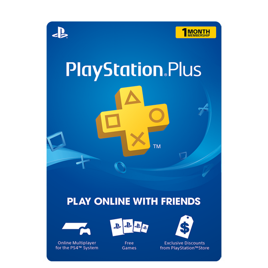 Buy PSN Plus Gift Card - USD 1 Month (India): OfficialReseller.com: Gift Cards pay in Indian Rupees get 1 month worth of PSN plus membership gift card
