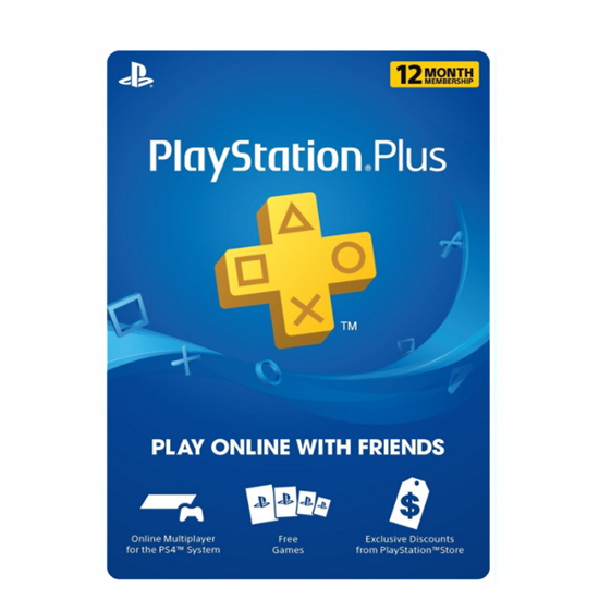 Buy PSN Plus Gift Card - USD 12 Months (India): OfficialReseller.com: Gift Cards pay in Indian Rupees get 12 months worth of PSN plus membership gift card