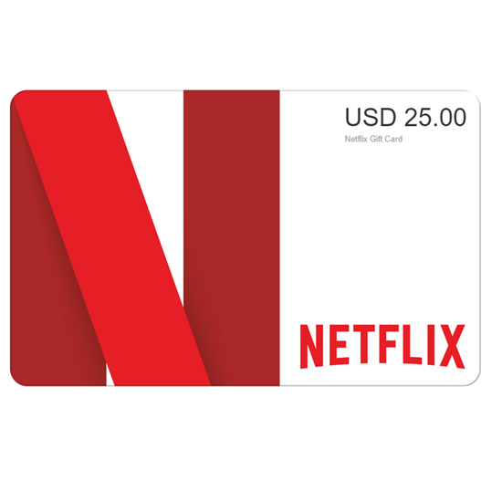 Buy netflix Gift Card - USD 25$ (India): OfficialReseller.com: Gift Cards pay in Indian Rupees get 25$ worth of netflix gift card