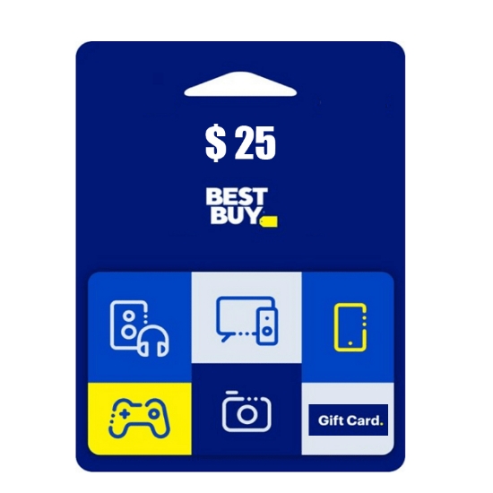 Best Buy USD 25$ Gift Card - OfficialReseller.com Pay in Indian Rupees